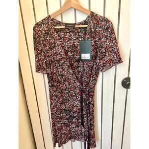 The Kooples Red and Black Spotted Dress NWT Size 1